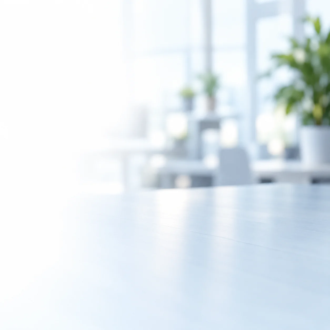 Bright workspace behind process components